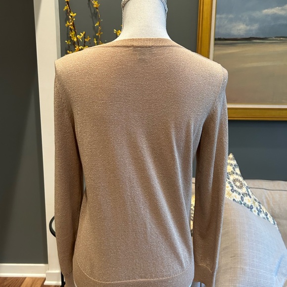 Talbots Gold Sparkle Sweater~Size Small Oetite - Picture 5 of 7